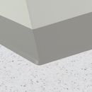 Roppe Pinnacle Wall Base Smoke 3.5