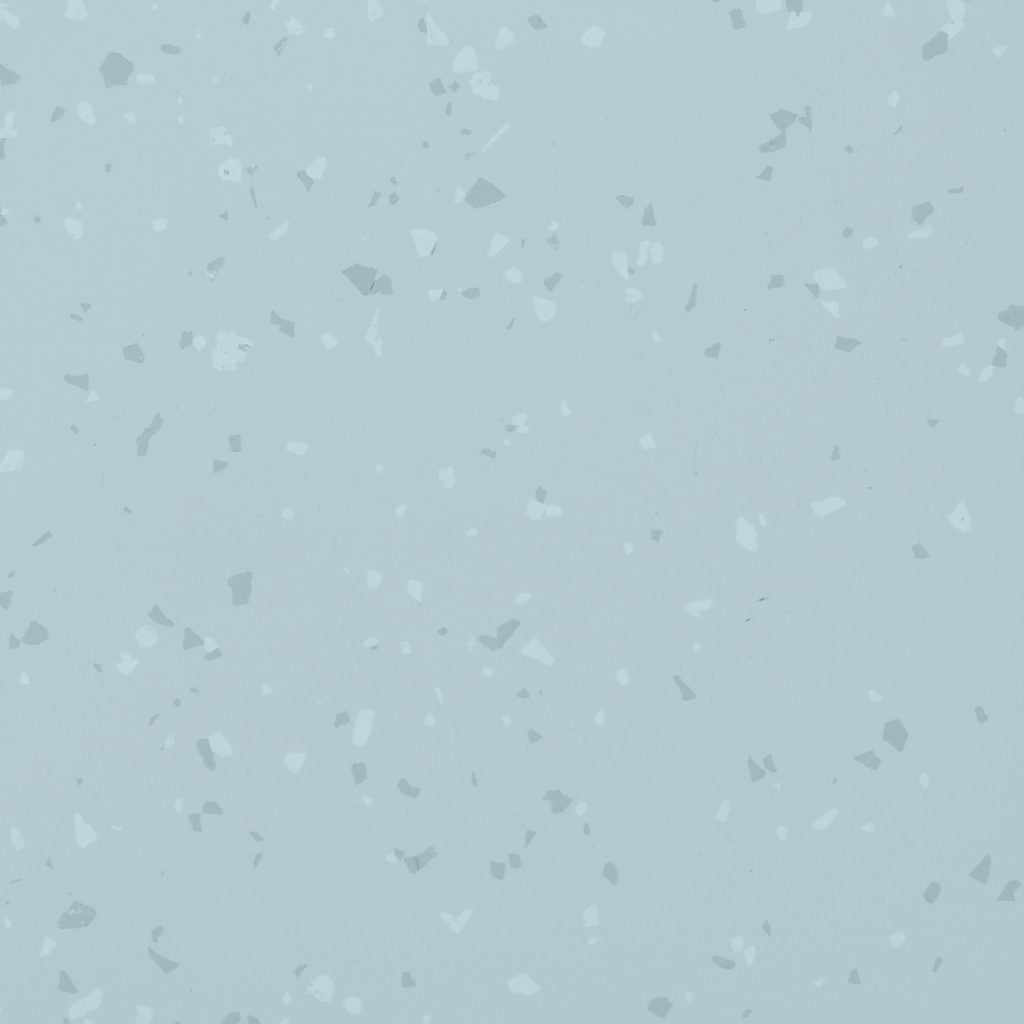 Roppe Envire Rubber Sheet Peaceful Blue 74" x 50' Roll – product image showing size, style, and brand details.