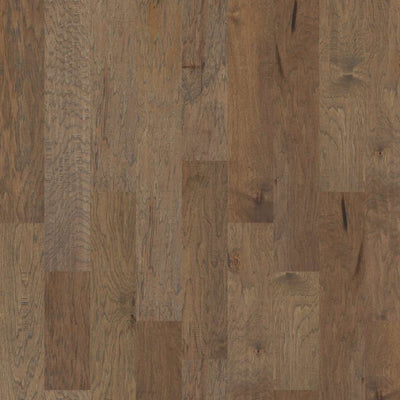 Shaw Riverstone SW593-05019 Mesquite 6.38" x Random Lengths up to 58.5" Engineered Scraped Hickory Hardwood Flooring (30.48 Sf/Box)