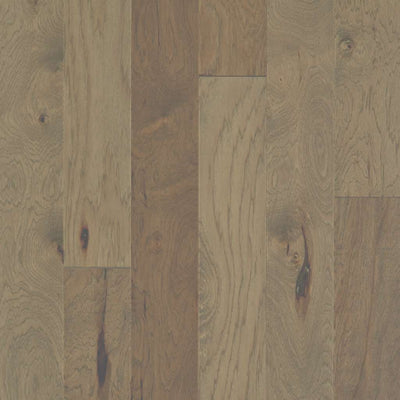 Shaw High Plains 6 3/8 SW712-02052 Jute 6.37" Wide x Random Lengths up to 58.5" Engineered Wirebrushed Hickory Hardwood Flooring (30.48 Sf/Box)