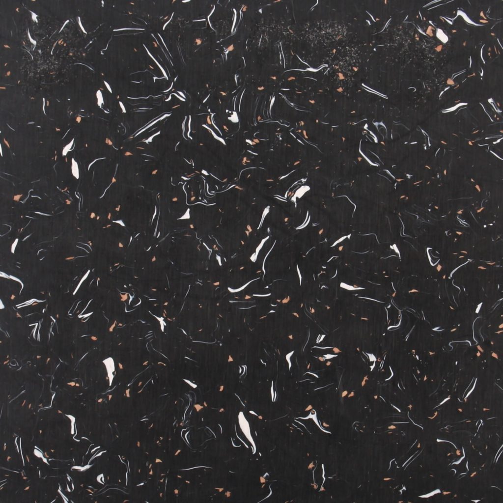 Roppe ReNew SafeTcork Solid Vinyl Tile Black 36" x 36" (90 SF/Box)