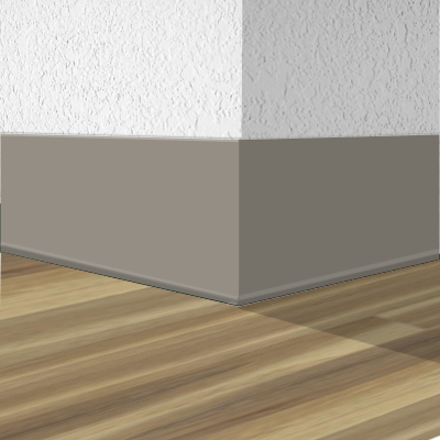 Shaw Rubber Cove Base 5905M-40 Silver Lining 4" x 120' by 1/8"