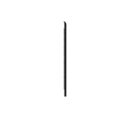 Shaw Rubber Wall Base 5915M-00086 Graphite 4" x 4' Pieces (30 Pcs. / Box) by 1/8" Straight (Toeless)