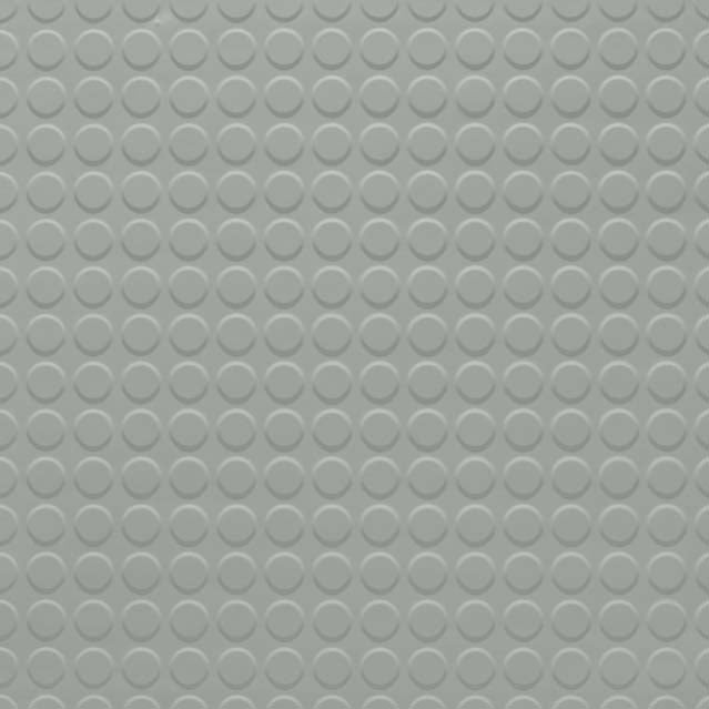Tarkett Raised Round Rubber Tile Tg1 Snowbound RTTG1RD 24" x 24" by 1/8"