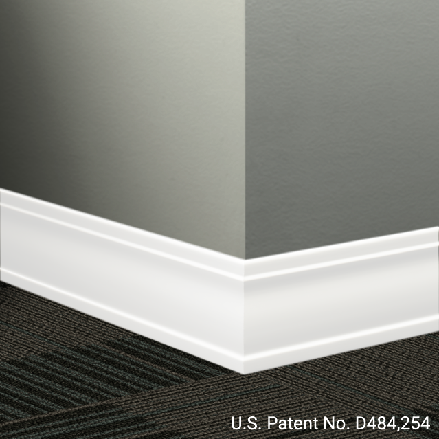 Tarkett / Johnsonite Millwork Outline 3-1/2" 107 Neutrality 3.5" x 8' by 5/16" (80 ft./box)