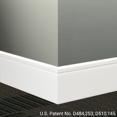 Tarkett / Johnsonite Millwork Reveal 4-1/4" 55 Silver Grey 4.25" x 8' by 1/4" (64 LF/box)