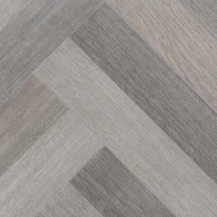 Tarkett / Johnsonite Easy Living 14582 Herringbone Charcoal Sheet Vinyl 12 ft.