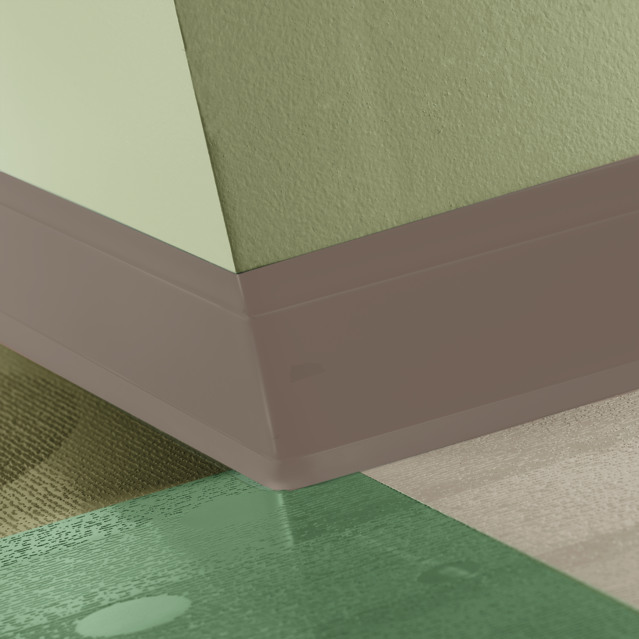 Tarkett / Johnsonite Perceptions Flex Base 4 1/4" 107 Neutrality 4.25" x 120' by 0.125" (120 LF/Box) Cove (with Toe)