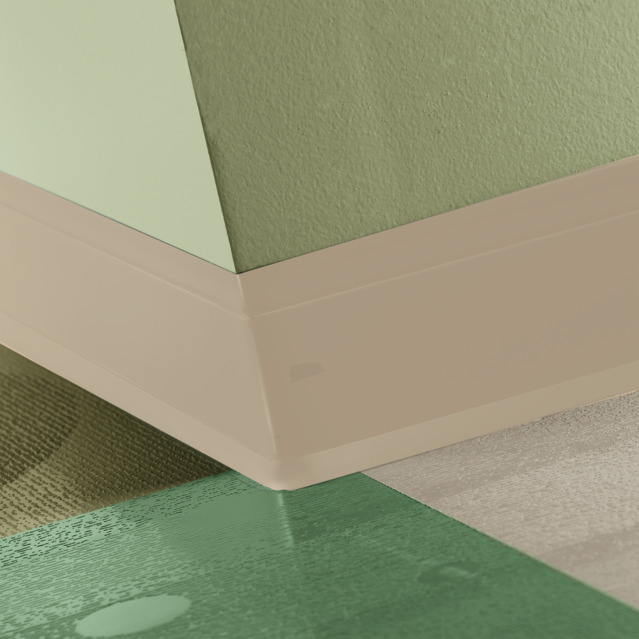 Tarkett Perceptions Flex 4 1/4 in. 129 Silk 4.25 in. x 120 ft. x 0.125 in. (120 LF/Box)
