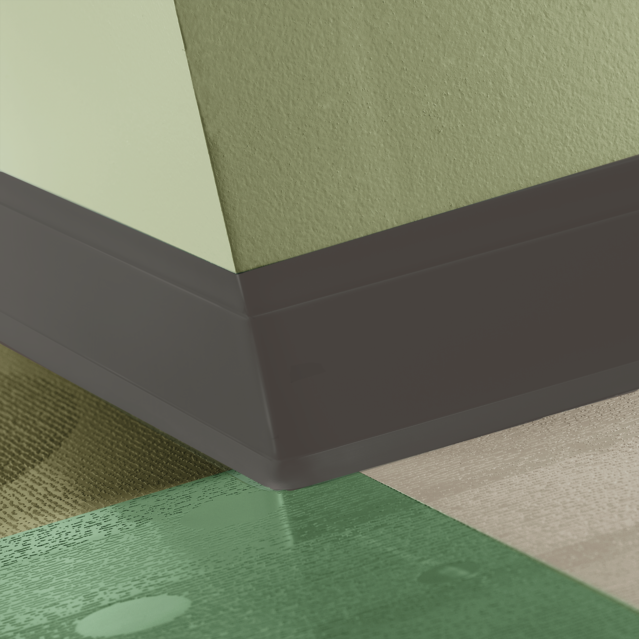 Tarkett Perceptions Flex 4 1/4 in. 47 Brown 4.25 in. x 120 ft. x 0.125 in. (120 LF/Box)