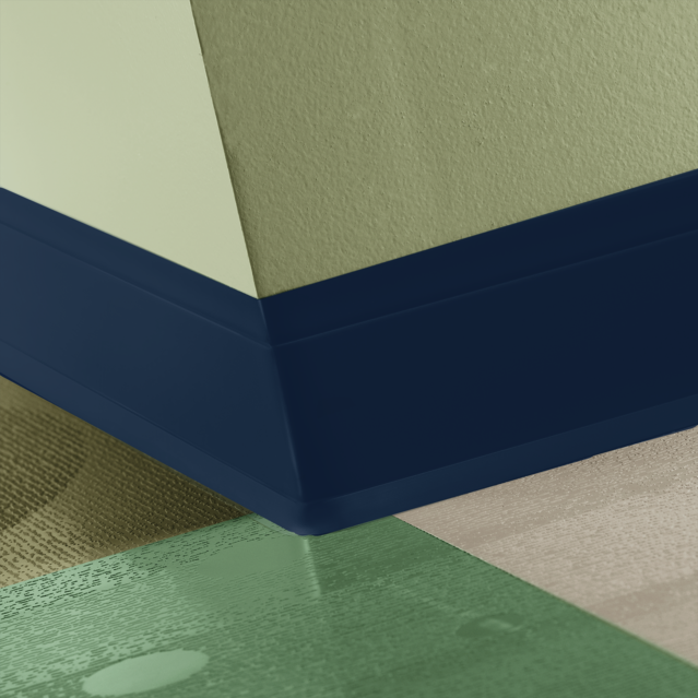 Tarkett Perceptions Flex 4 1/4 in. TH2 Blue Intensity 4.25 in. x 120 ft. x 0.125 in. (120 LF/Box)