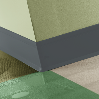 Tarkett / Johnsonite Perceptions Recess Wall Base 4 1/4" TA6 Bedrock 4.25" x 120' by 0.125" (120 LF/Box) Straight (Toeless)
