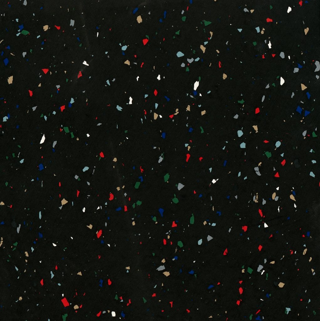 Roppe Tuflex Spartus Multipurpose Flooring Square Tiles Confetti 27" x 27" – product image showing size, style, and brand details.