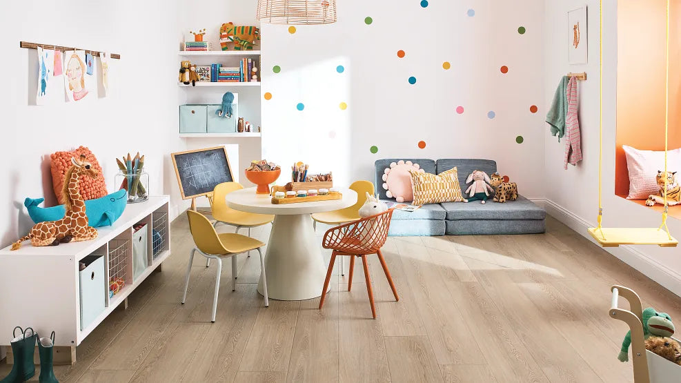 COREtec Flaxen Ash Vinyl Plank Flooring LVP 8.85 COREtec Flaxen Ash Vinyl Plank Flooring LVP 8.85