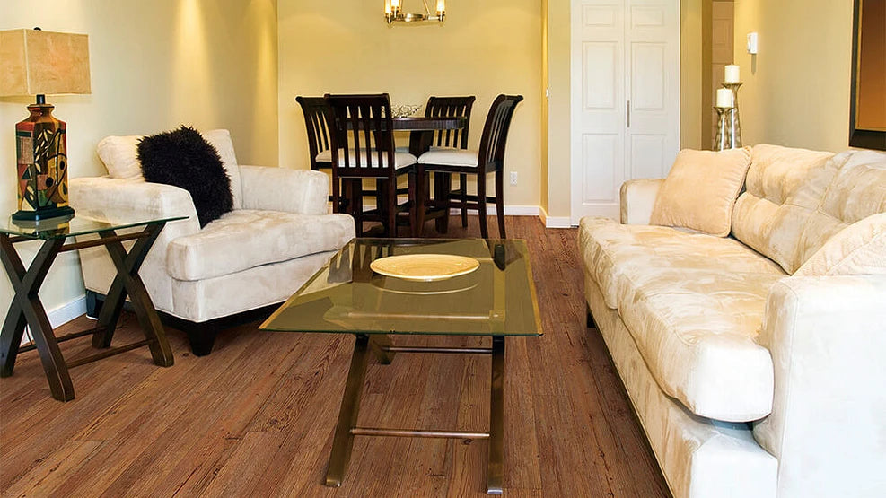 COREtec Carolina Pine WPC Vinyl Plank Flooring VV023-00501 LVP Originals Classics 5" x 48" (26.47 SF/Box) — room view