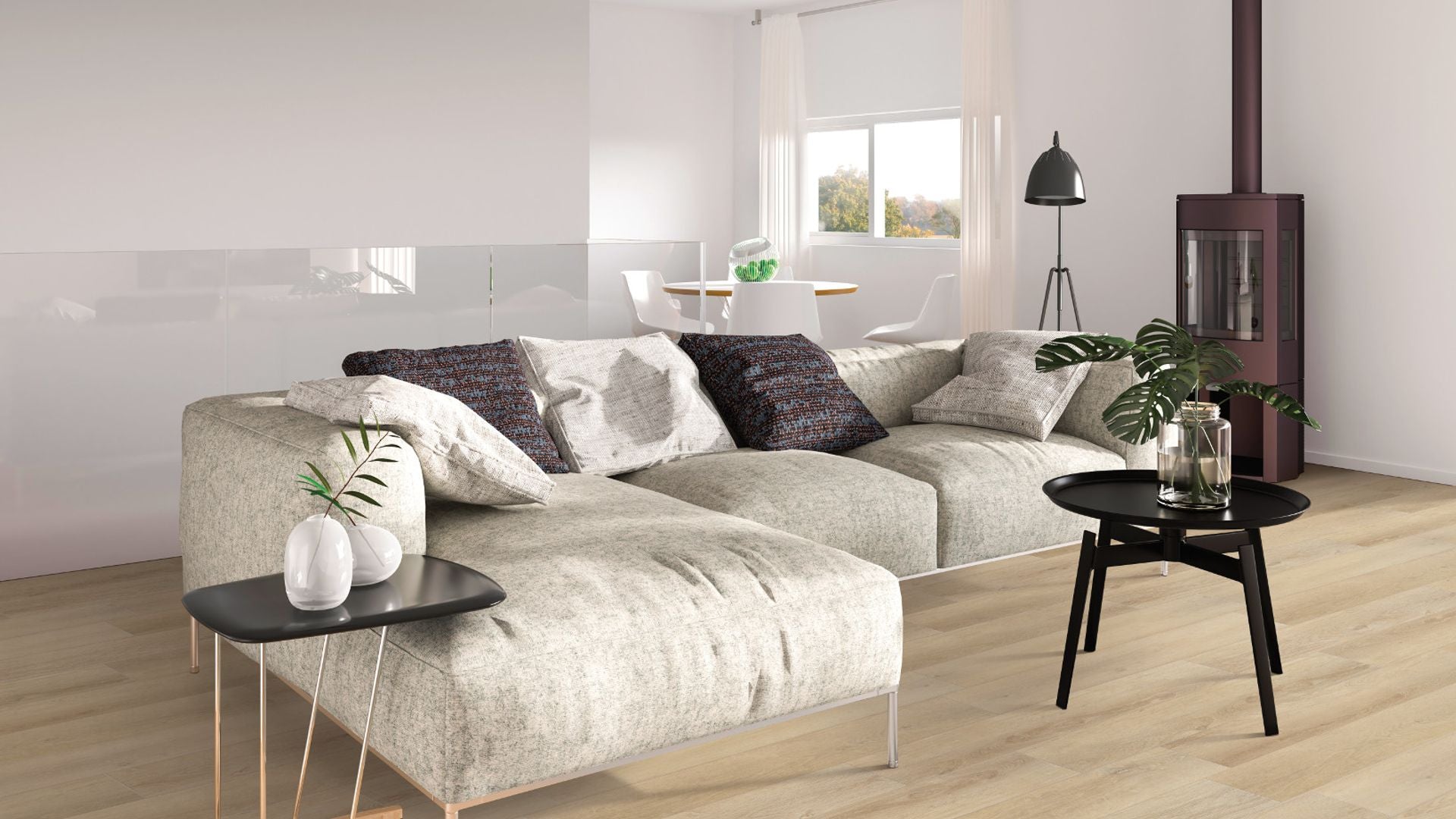 COREtec Pasadena Oak Vinyl Plank Flooring LVP Originals - 7