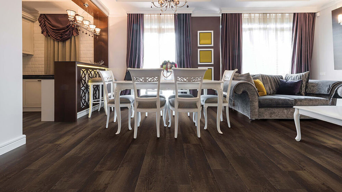 COREtec Williamson Oak WPC Vinyl Plank Flooring VV035-00914 LVP Originals Enhanced 9" x 72" (26.95 SF/Box) — room view