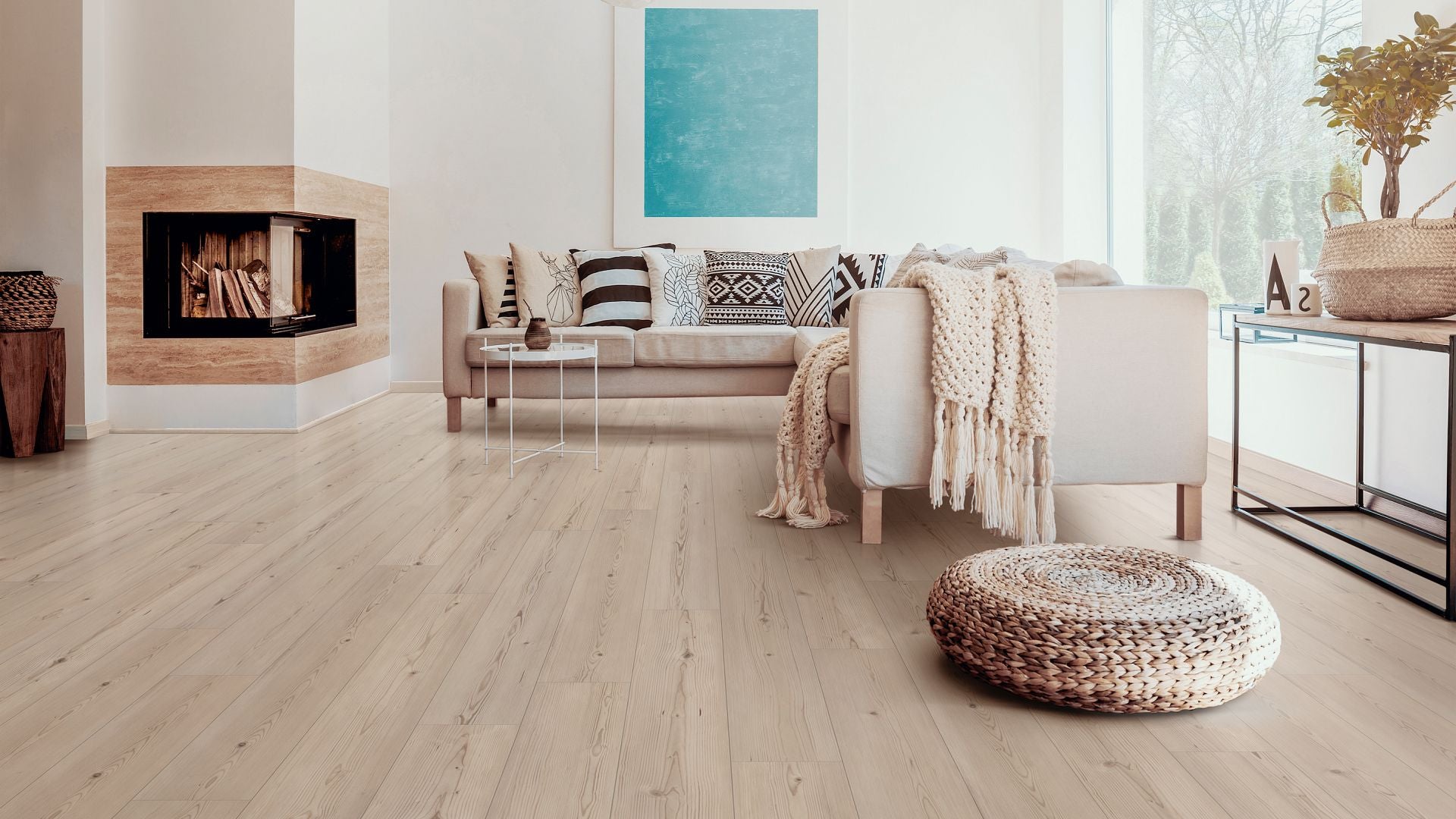 COREtec Vanilla Pine Vinyl Plank Flooring VV457-05036 LVP Originals Premium 9" x 72" (26.95 SF/Box)