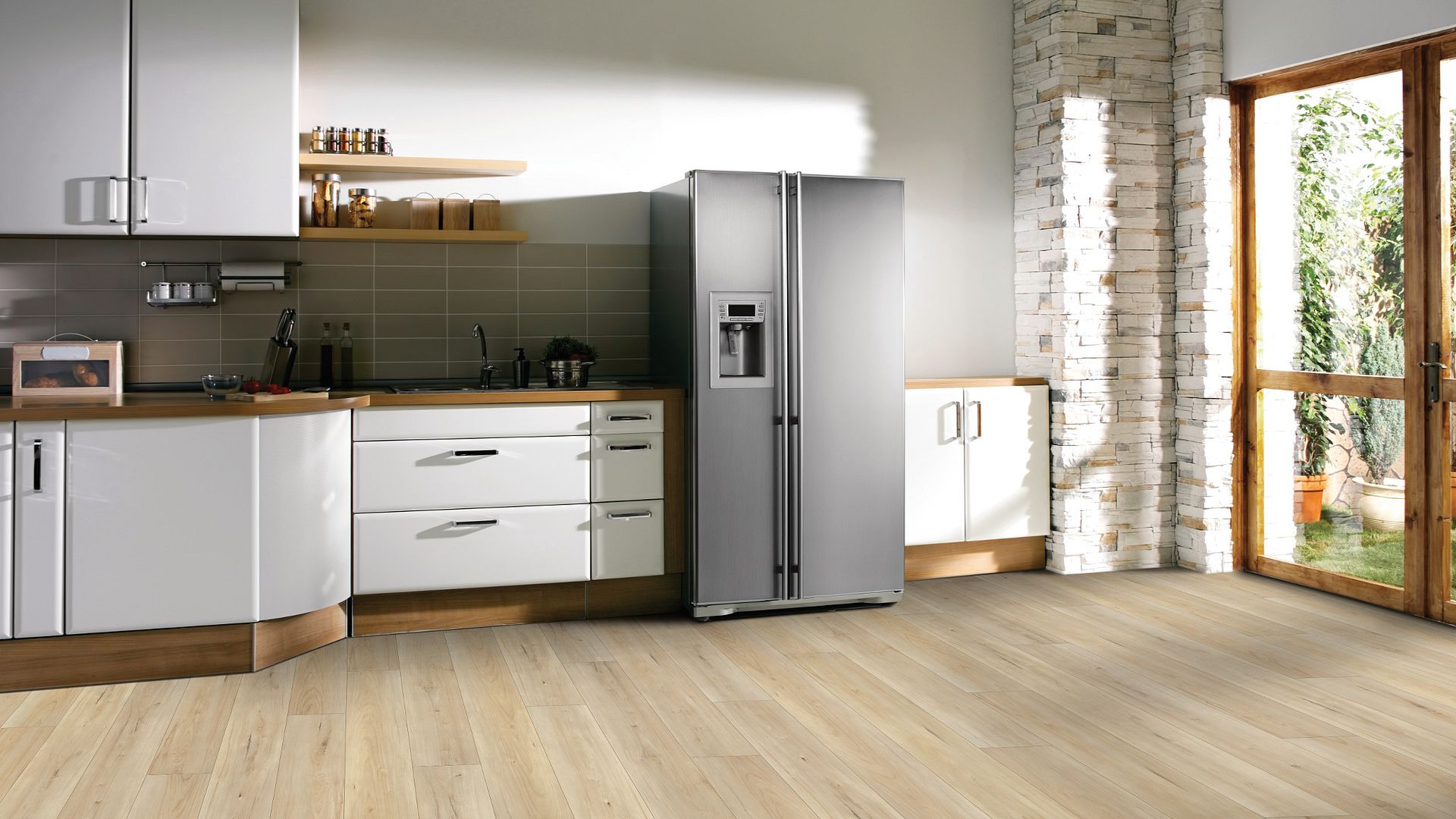 COREtec Capetown Maple Vinyl Plank Flooring LVP Pro Enhanced 9