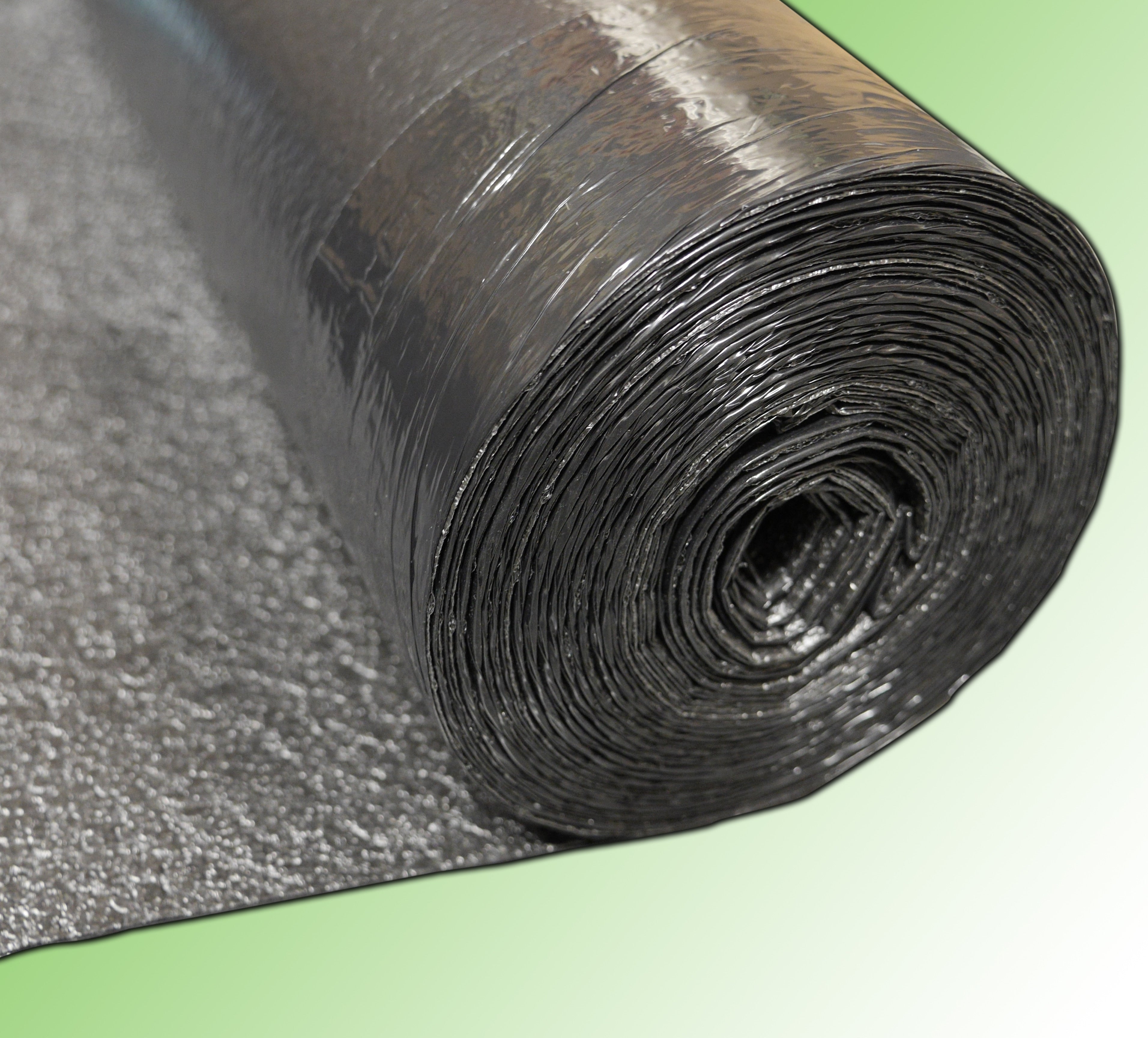 Forbo Foam Underlayment Valu Walk - Double Poly Acoustic Self Seal with Built In Vapor Barrier. Thickness: 3.18mm (1/8"). Size: 40" x 30'. 100 SQ FT per roll