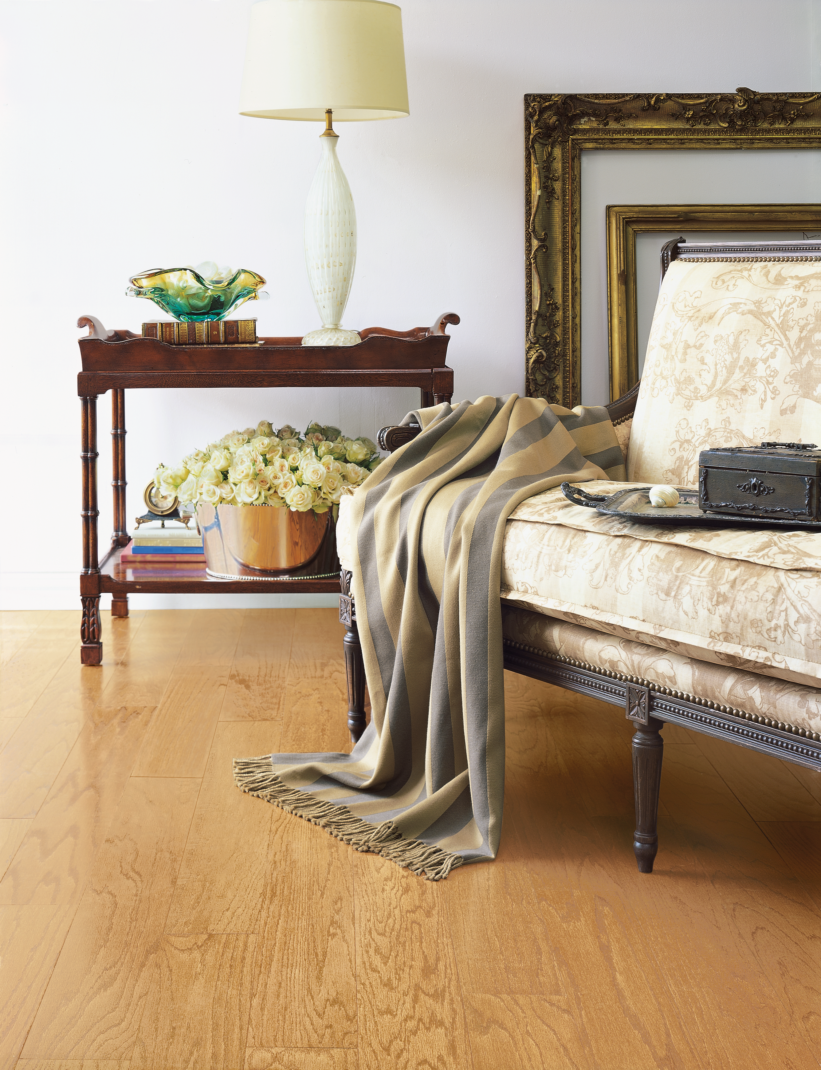Bruce Engineered Hardwood Flooring Red Oak Turlington Lock&Fold Natural 5" EAK20LGEE