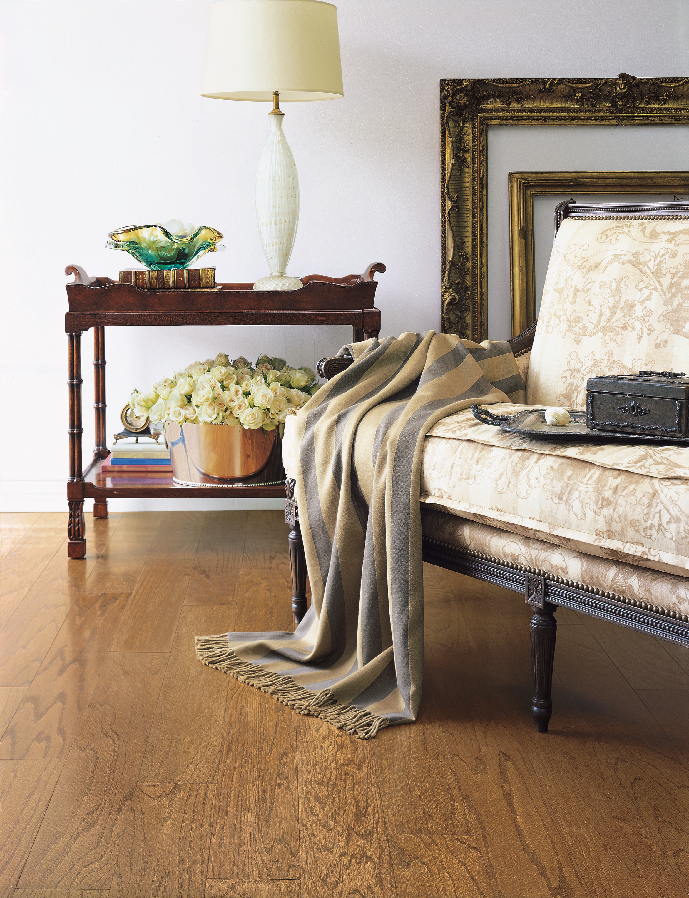 Bruce Engineered Hardwood Flooring Red Oak Turlington Lock&Fold Harvest 5" EAK24LGEE
