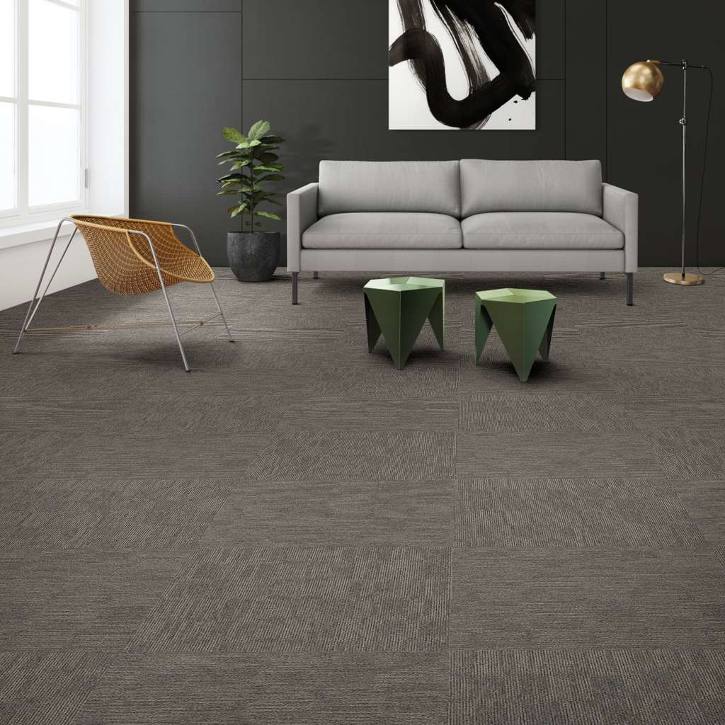 Shaw Knock Out 5th & Main 54957-00500 Challenger 24" X 24" Carpet Tile (80 SF/Box)